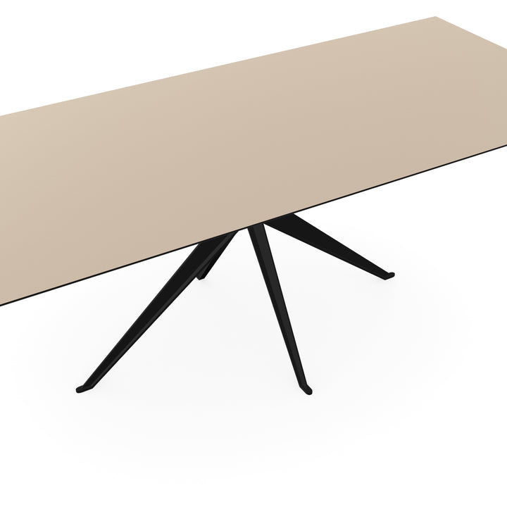 Melamine eettafel beige - Recht - Anna onderstel - {{ product.type }} - Kas20