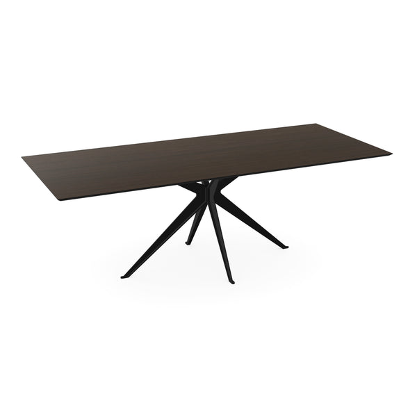 Melamine eettafel eiken bruin - Recht - Anna onderstel - {{ product.type }} - Kas20