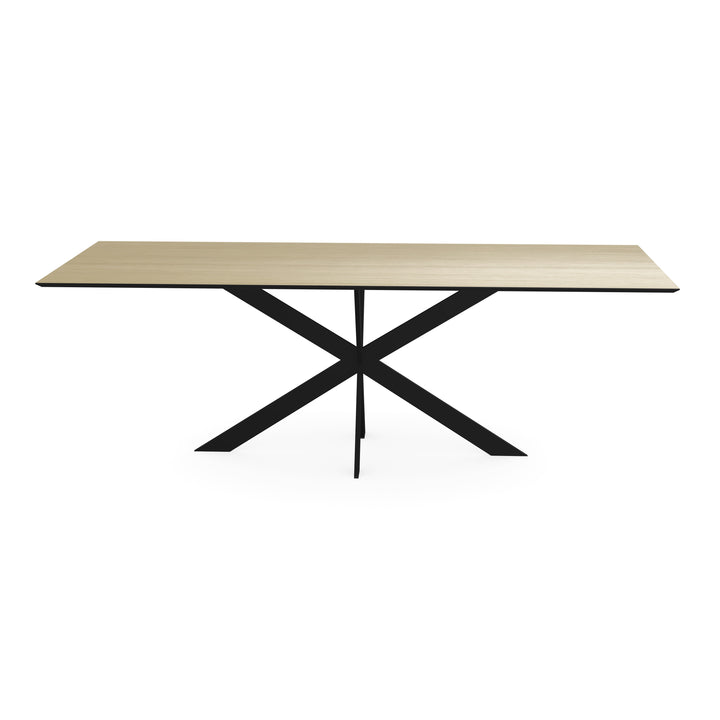Melamine eettafel eiken licht - Recht - Matrix ultra dun onderstel - {{ product.type }} - Kas20