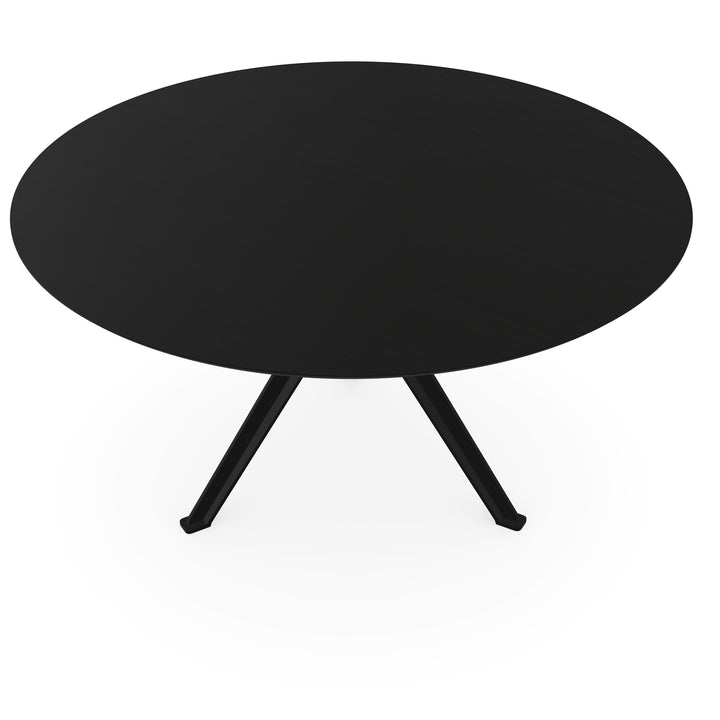 Melamine eettafel Eiken Zwart - Rond - Stella Zwart - {{ product.type }} - Kas20