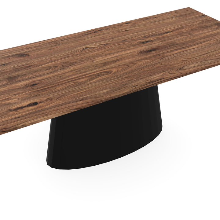 Noten massief eettafel naturel - Recht - Sjors Zwart - {{ product.type }} - Kas20