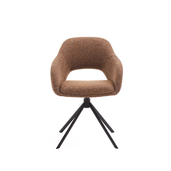 Eetkamerstoel Liam - Oasis Caramel - Draaibaar onderstel - {{ product.type }} - Kas20