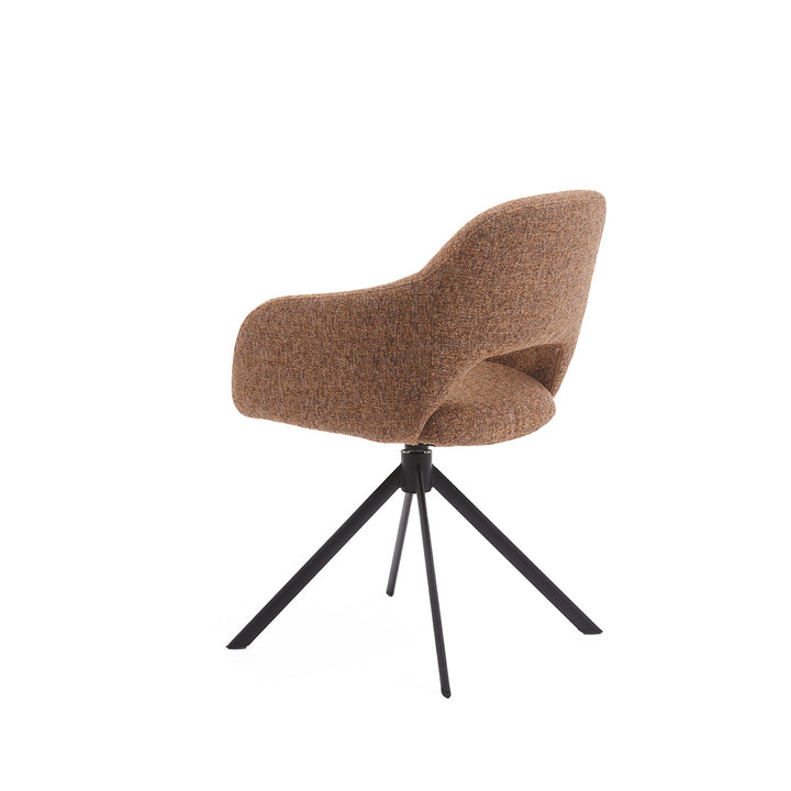Eetkamerstoel Liam - Oasis Caramel - Draaibaar onderstel - {{ product.type }} - Kas20