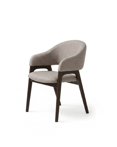 Beau eetkamerstoel - Walnut Brown onderstel