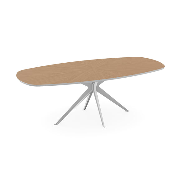 Eiken Ster Eettafel Naturel - Deens Ovaal - Anna Wit