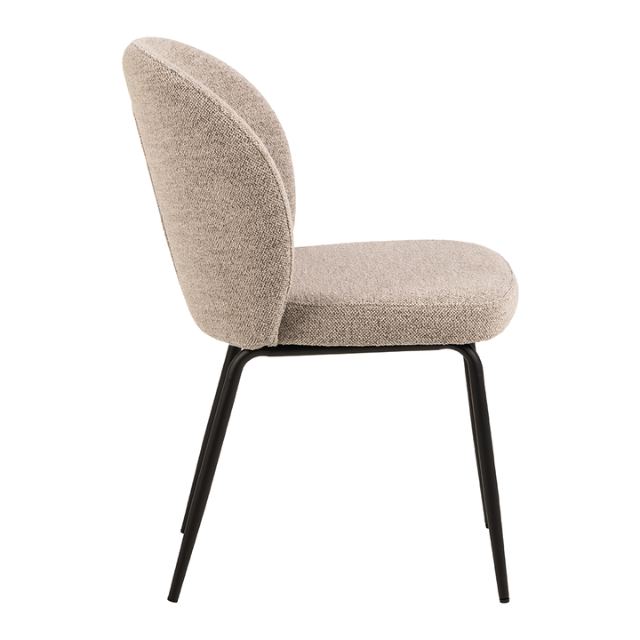 Eetkamerstoel Patrick - Monza Beige - Vast onderstel - {{ product.type }} - Kas20