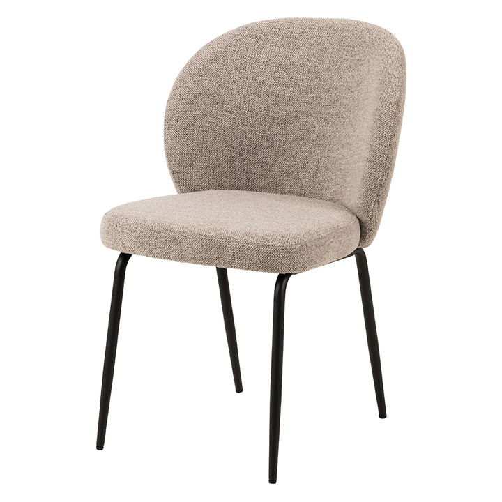 Eetkamerstoel Patrick - Monza Beige - Vast onderstel - {{ product.type }} - Kas20