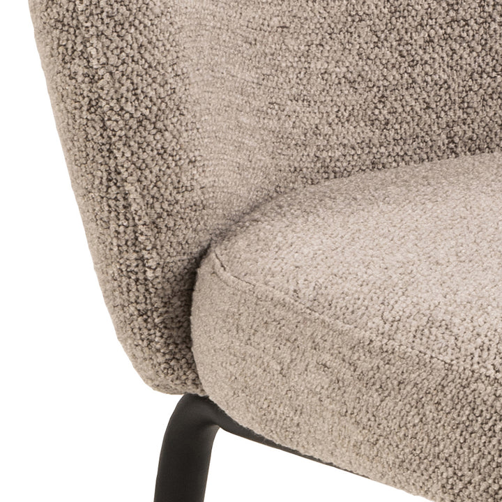 Eetkamerstoel Patrick - Monza Beige - Vast onderstel - {{ product.type }} - Kas20
