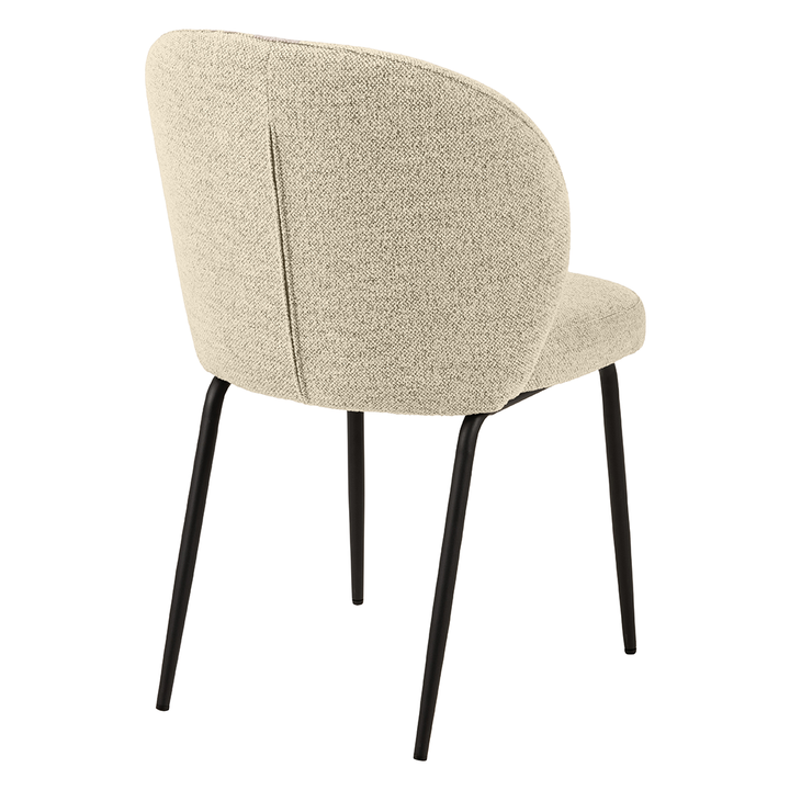 Eetkamerstoel Patrick - Monza Cream - Vast onderstel - {{ product.type }} - Kas20