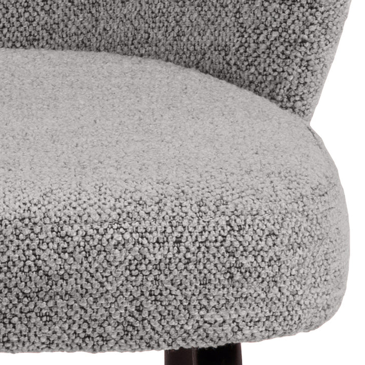 Eetkamerstoel Patrick - Monza Grey - Vast onderstel - {{ product.type }} - Kas20