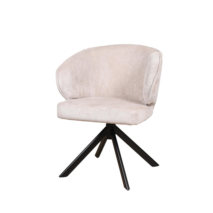 Eetkamerstoel Seoul - Be Handsome Beige - Draaibaar onderstel - {{ product.type }} - Kas20