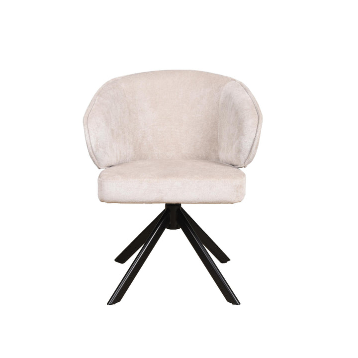 Eetkamerstoel Seoul - Be Handsome Beige - Draaibaar onderstel - {{ product.type }} - Kas20