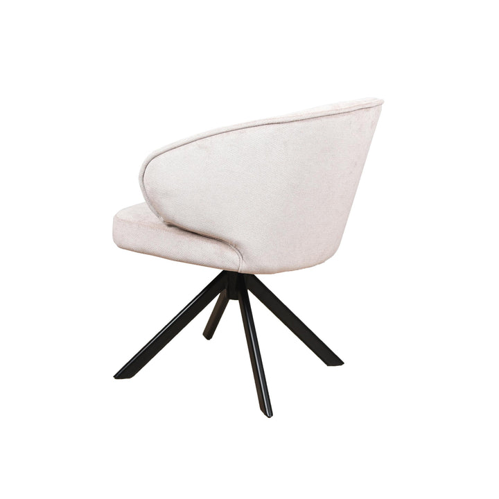 Eetkamerstoel Seoul - Be Handsome Beige - Draaibaar onderstel - {{ product.type }} - Kas20