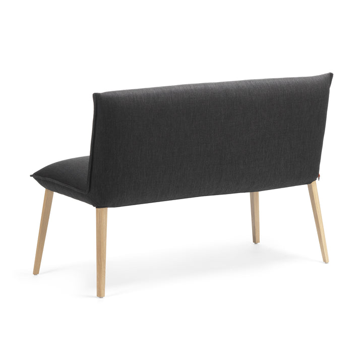 Mobitec Soft Soda Eetkamerbank - Hip Hop Antracite - Vast onderstel - {{ product.type }} - Kas20