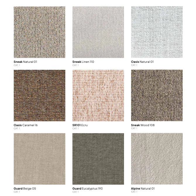 Eetkamerstoel Liam - Alpine Naturel - Hout smoked Draaibaar onderstel - {{ product.type }} - Kas20