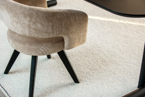 Eetkamerstoel Tokyo - Be Handsome Sand - Draaibaar onderstel - {{ product.type }} - Kas20
