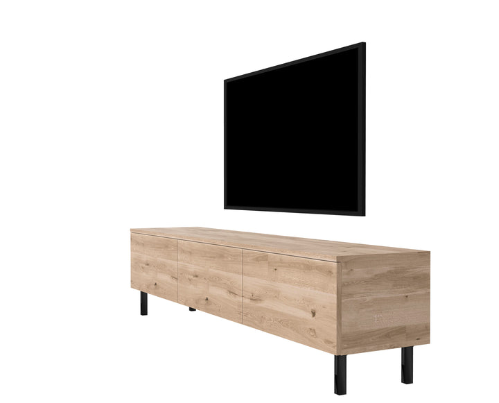Eiken TV Meubel - pootjes 15cm - Naturel - {{ product.type }} - Kas20