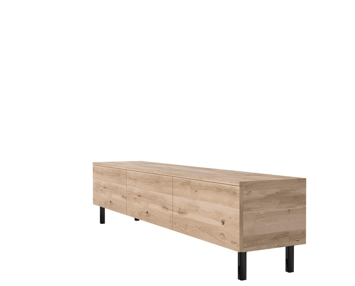 Eiken TV Meubel - pootjes 15cm - Naturel - {{ product.type }} - Kas20