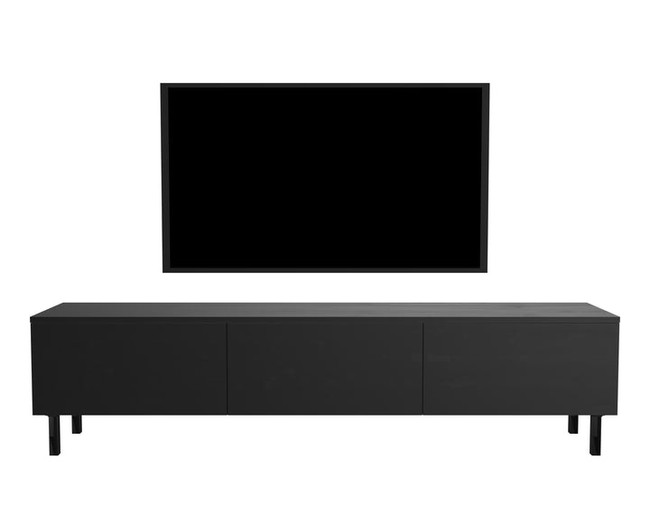Eiken TV Meubel - pootjes 15cm - Zwart - {{ product.type }} - Kas20