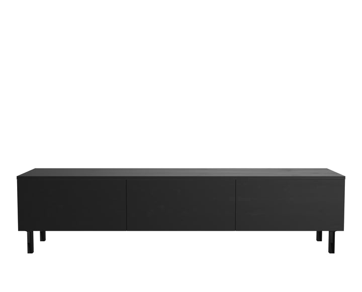 Eiken TV Meubel - pootjes 15cm - Zwart - {{ product.type }} - Kas20