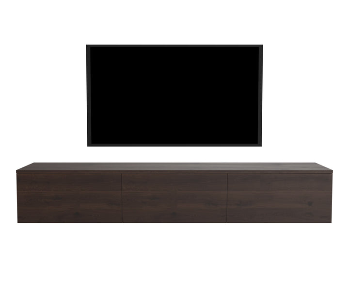 Eiken TV Meubel - Zonder pootjes - Walnut brown 2x - {{ product.type }} - Kas20