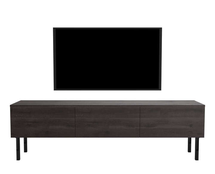 Eiken TV Meubel - pootjes 25cm - Black Light Smoke - {{ product.type }} - Kas20