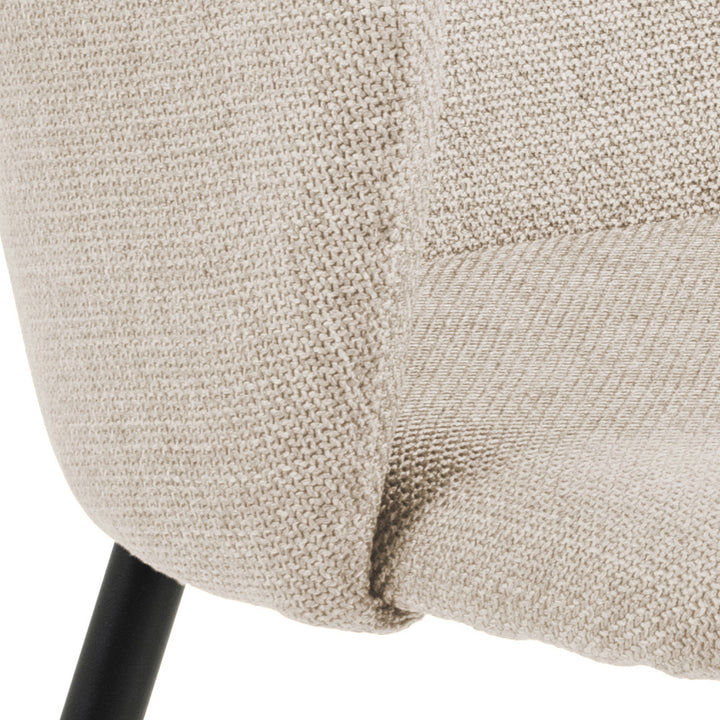 Eetkamerstoel Teuntje - Basel Beige - Vast onderstel - {{ product.type }} - Kas20