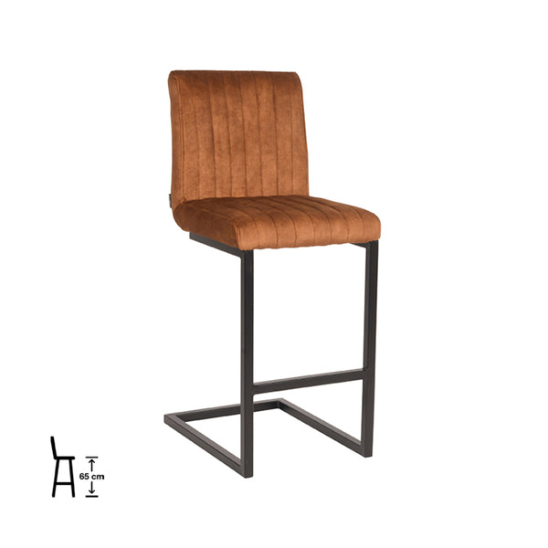 Barkruk Sereno - Oker - Velours (set van 2) - {{ product.type }} - Kas20