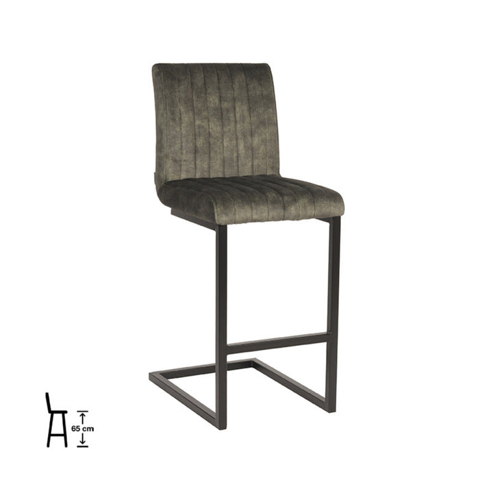 Barkruk Sereno - Hunter - Velours (set van 2) - {{ product.type }} - Kas20