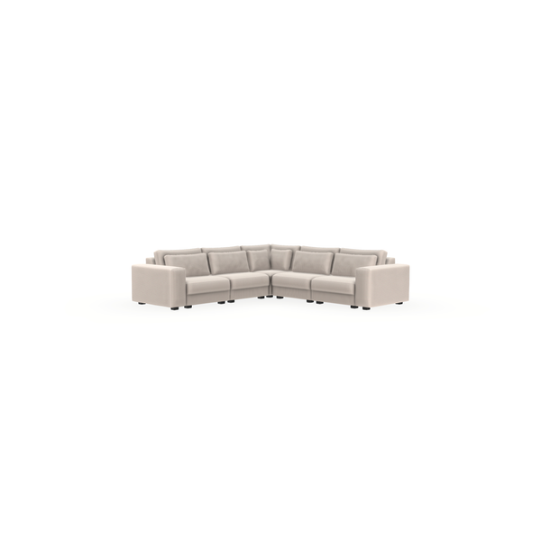 Bank Micha Corduroy 1235 Ivory - Hoek - {{ product.type }} - Kas20