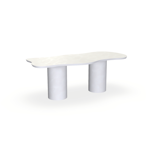 Eettafel Beton Creamy White - Wolk - Columbus Duo - {{ product.type }} - Kas20