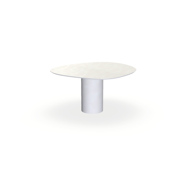 Eettafel Beton Creamy White - Wolk Rond - Columbus D40 - {{ product.type }} - Kas20