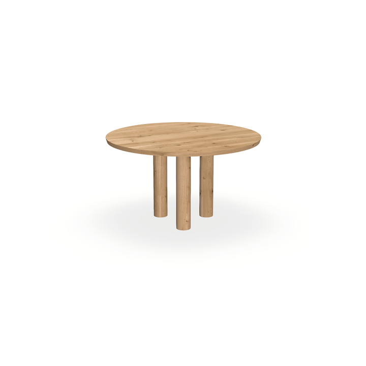 Eettafel Eiken Maurra - Rond - Columbus - {{ product.type }} - Kas20