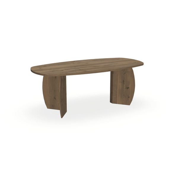 Eettafel Eiken Chocolate - Ovaal Deens - Maan Buiten - {{ product.type }} - Kas20