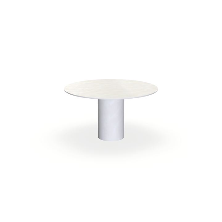 Eettafel Beton Creamy White - Rond - Columbus D40 - {{ product.type }} - Kas20