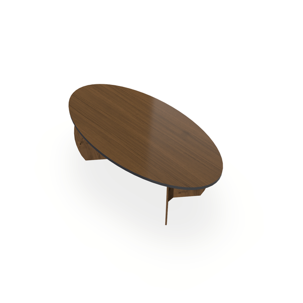 Eettafel Eiken Fineer Toscane 2 - Ovaal - Maan Buiten Eiken Toscane 2 - {{ product.type }} - Kas20