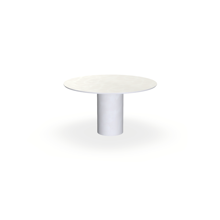Eettafel Beton Creamy White - Rond - Columbus D40 - {{ product.type }} - Kas20