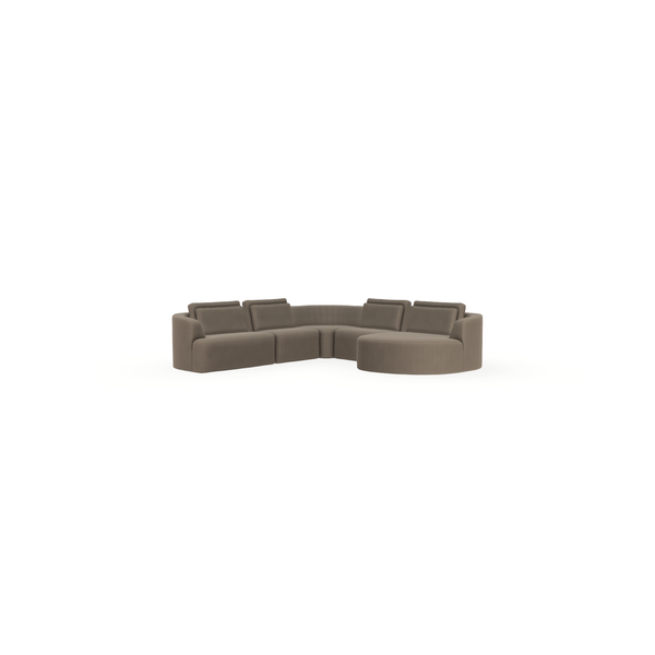 Bank Levi Andermaat 7 - U Vorm Divan Rechts - {{ product.type }} - Kas20