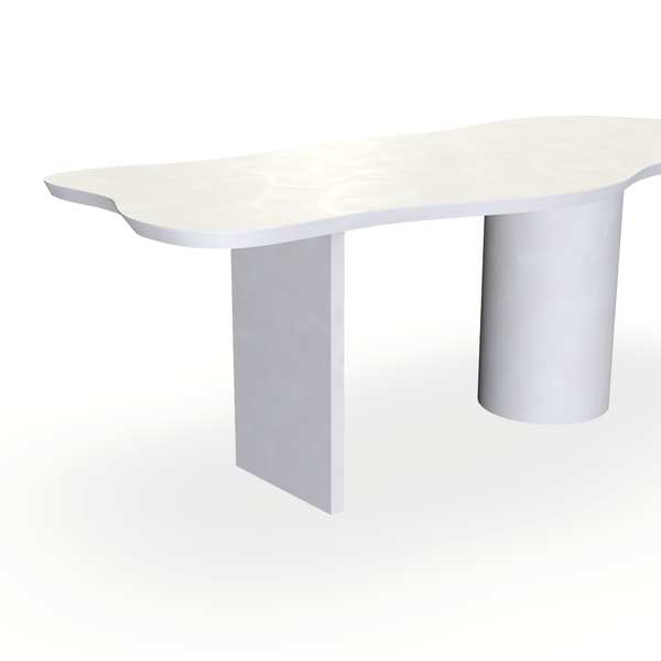 Eettafel Beton Creamy White - Wolk - Columbus Mix - {{ product.type }} - Kas20