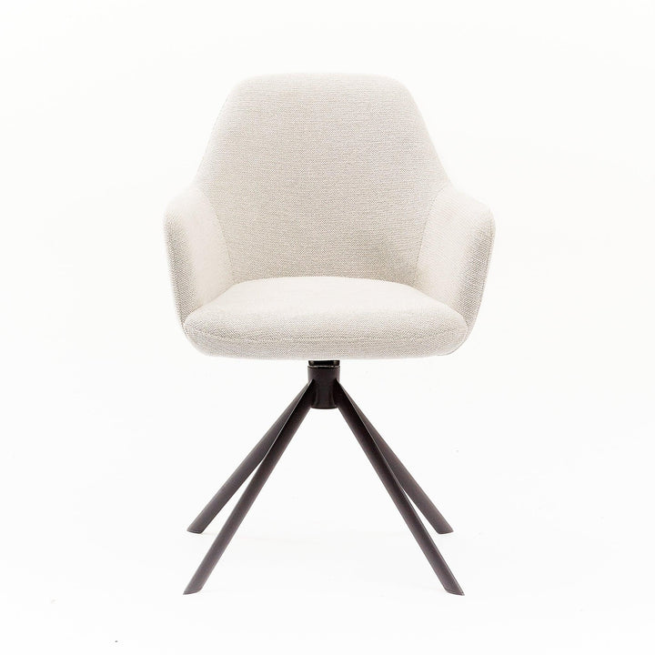 Eetkamerstoel Bart - Sneak Linen - Draaibaar onderstel - {{ product.type }} - Kas20