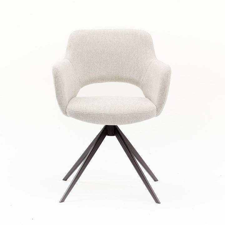 Eetkamerstoel Fleur - San Remo Naturel - Draaibaar - {{ product.type }} - Kas20