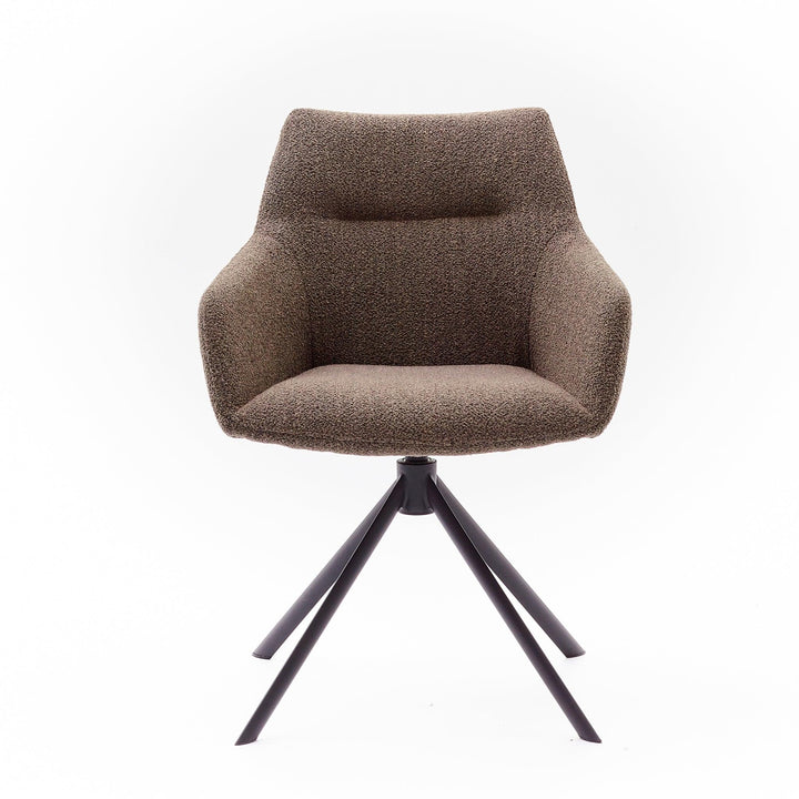 Eetkamerstoel Sam - Alpine Brown - Draaibaar onderstel - {{ product.type }} - Kas20