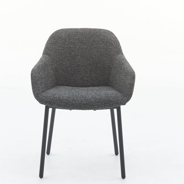 Eetkamerstoel Tom - Sneak Antracithe - Vast onderstel - {{ product.type }} - Kas20