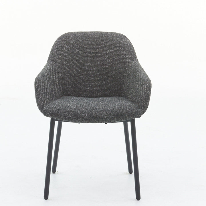 Eetkamerstoel Tom - Sneak Antracithe - Vast onderstel - {{ product.type }} - Kas20