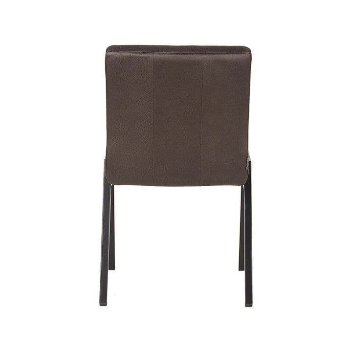 Eetkamerstoel Magnus - Antraciet - Microfiber (set van 2) - {{ product.type }} - Kas20