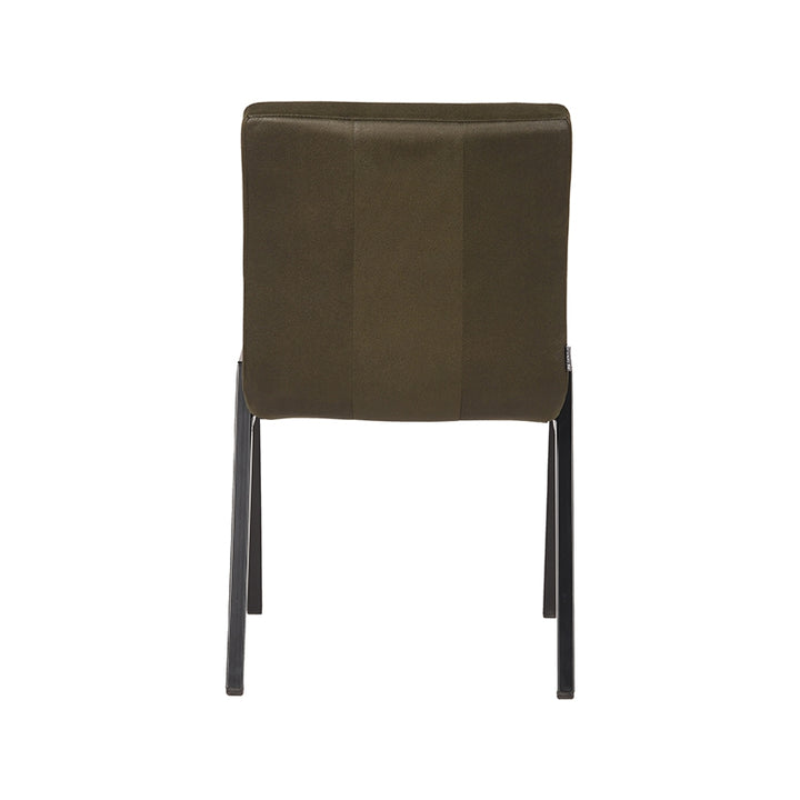 Eetkamerstoel Sereno - Army green - Microfiber (set van 2) - {{ product.type }} - Kas20