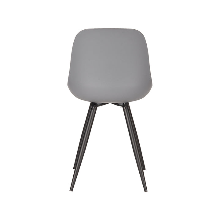 Eetkamerstoel Montague - Antraciet - Kunststof (set van 2) - {{ product.type }} - Kas20