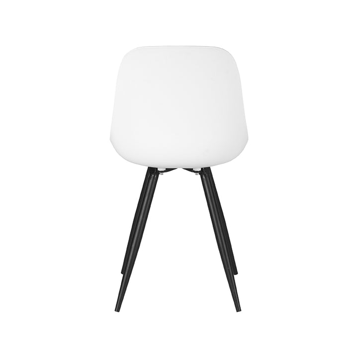 Eetkamerstoel Montague - Wit - Kunststof (set van 2) - {{ product.type }} - Kas20