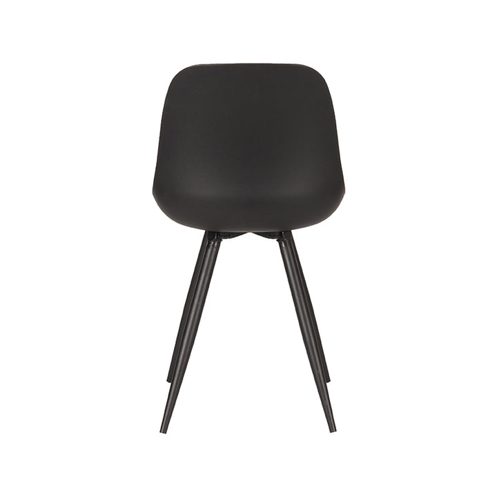 Eetkamerstoel Montague - Zwart - Kunststof (set van 2) - {{ product.type }} - Kas20