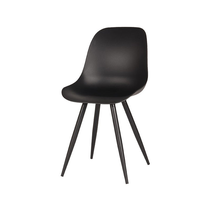 Eetkamerstoel Montague - Zwart - Kunststof (set van 2) - {{ product.type }} - Kas20